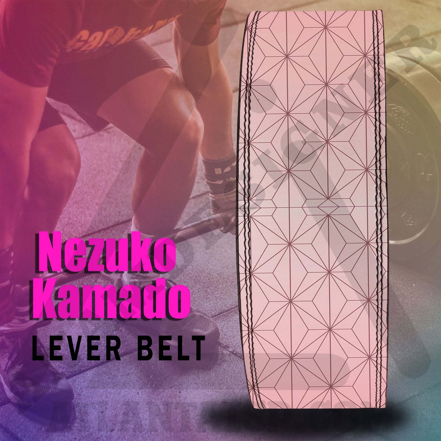 Demon slayer anime lever belt | Nezuko Powerlifting belt | Nezuko lever lifting belt | Nezuko lifting gym belt | Nezuko weightlifting belt