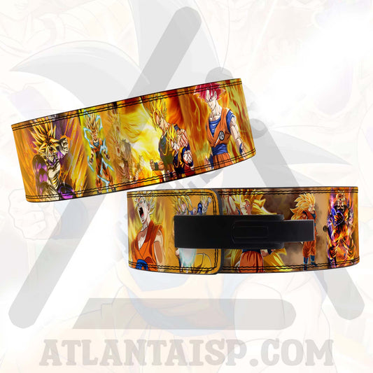 Dragon Ball Z Anime Lever Belt | Powerlifting belt | DBZ Lever Lifting belt Anime Vegeta Gym Belt | Goku Weightlifting belt| Goku Lever Belt