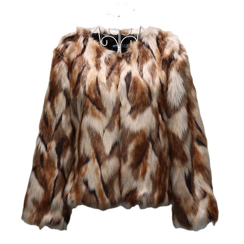 Korean Version Slim-fitting New Fox Fur Faux Fur Coat