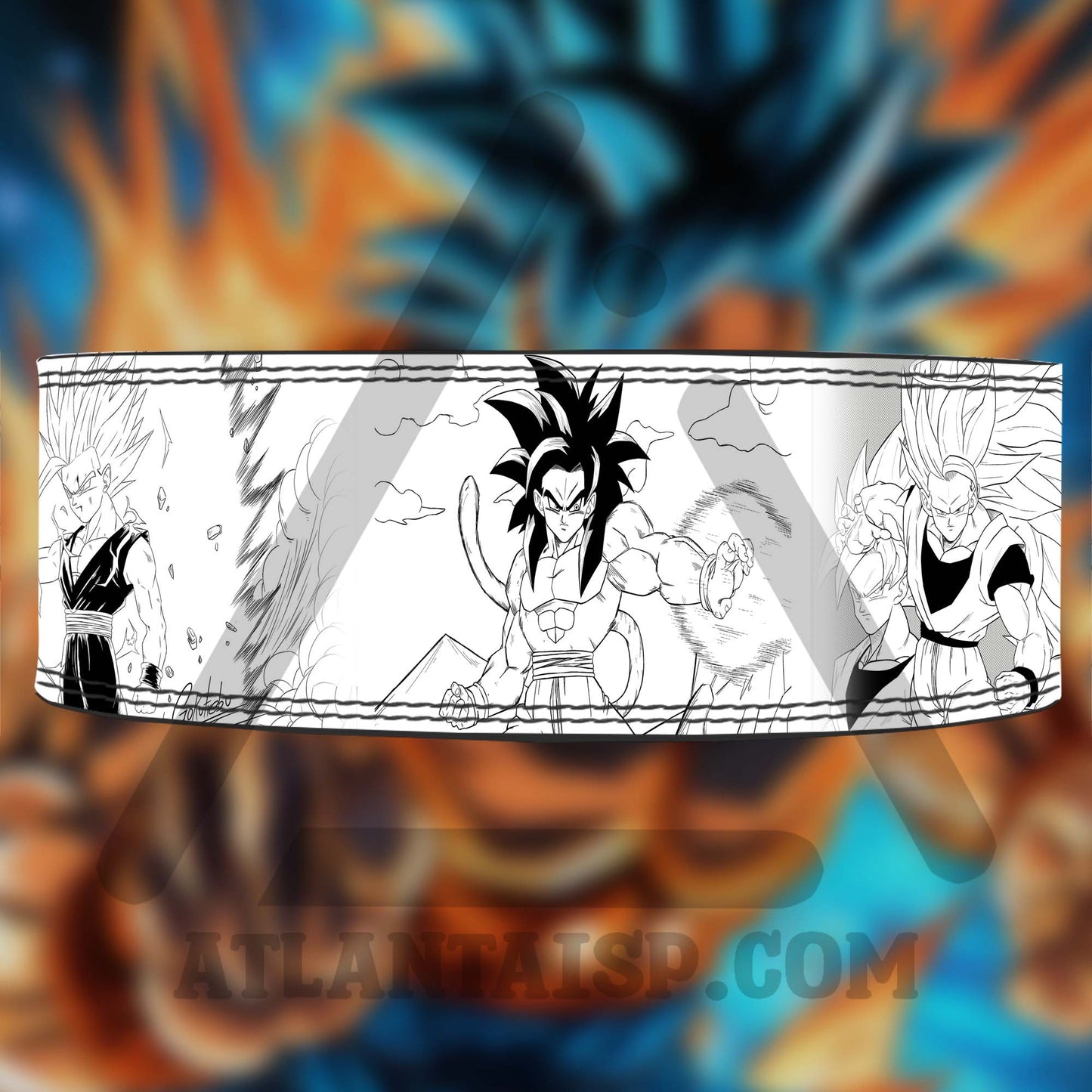 Dragon Ball Z Anime Lever Belt | Trunks SSJ3 belt | Anime Gym Belt | Goku Weightlifting belt | Goku Lever Belt| Cobra Kai Belt Gohan Belt