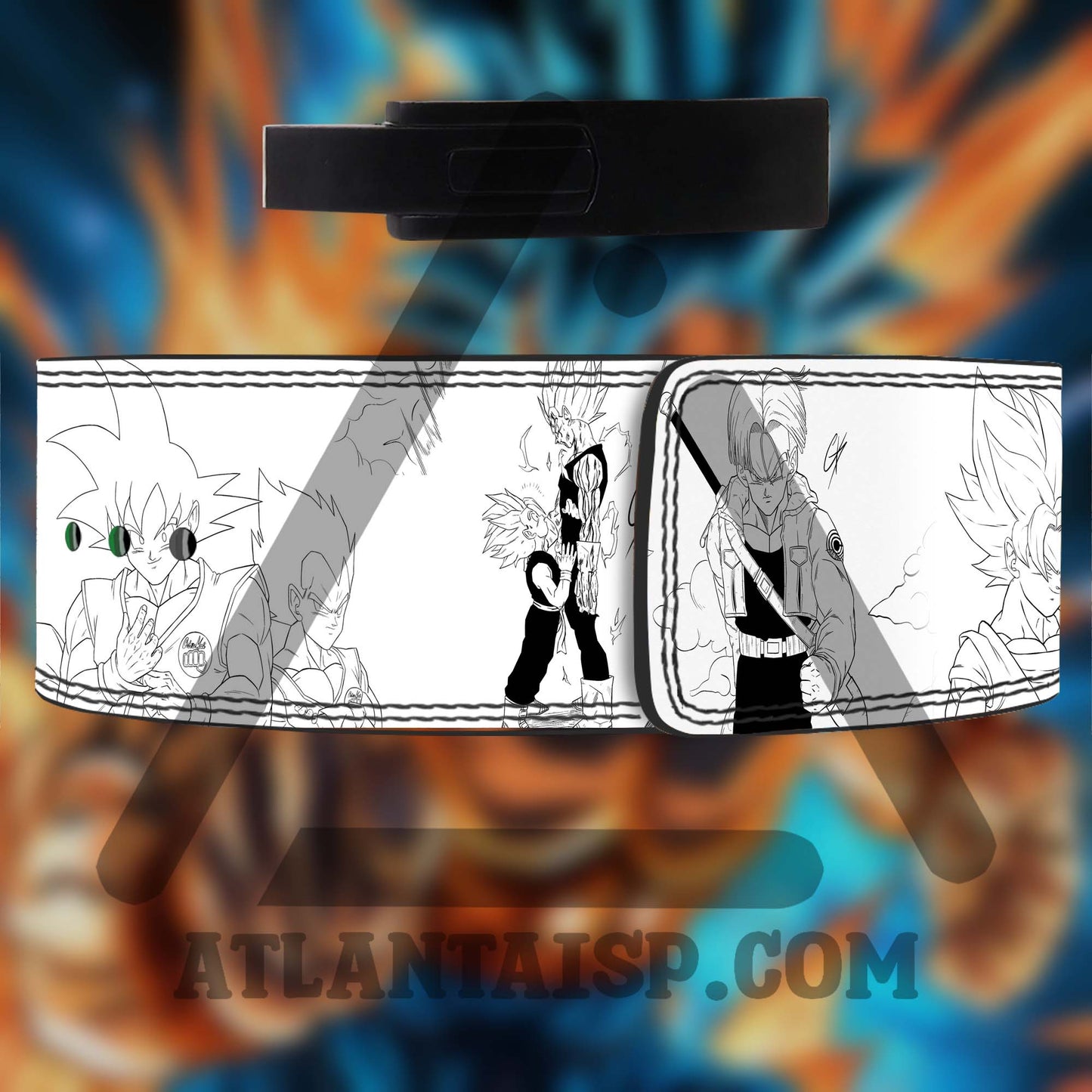 Dragon Ball Z Anime Lever Belt | Trunks SSJ3 belt | Anime Gym Belt | Goku Weightlifting belt | Goku Lever Belt| Cobra Kai Belt Gohan Belt