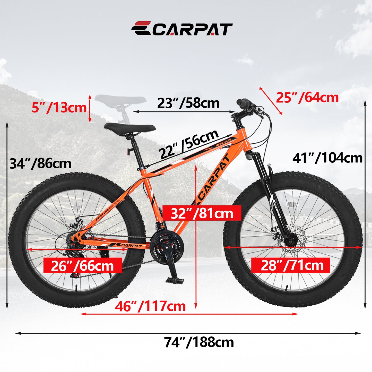 Bicycle S26109-ORANGE