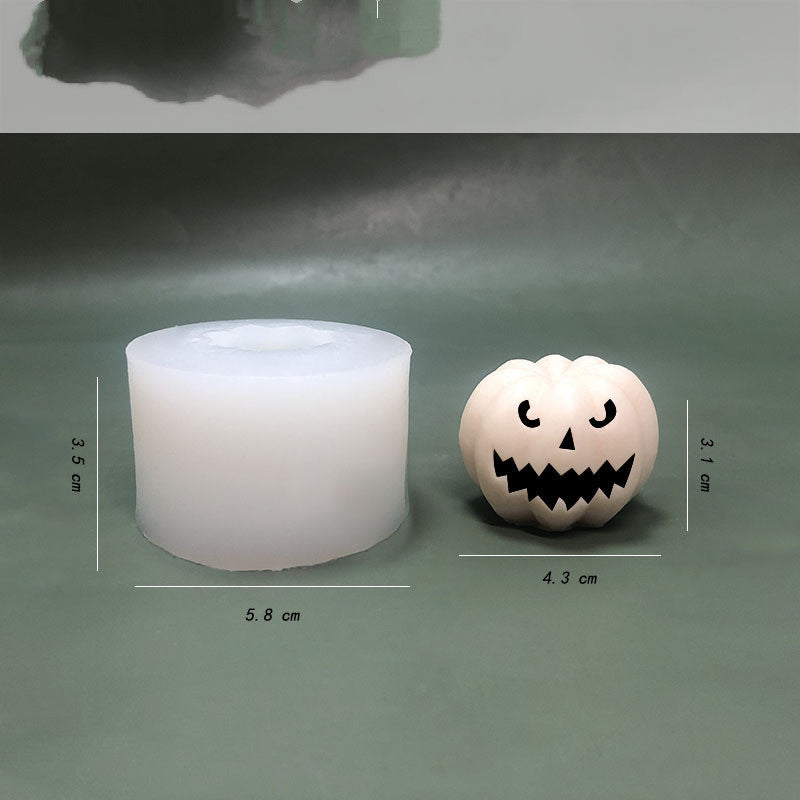 Halloween 3D Pumpkin Mousse Cake Chocolate Silicone Mold