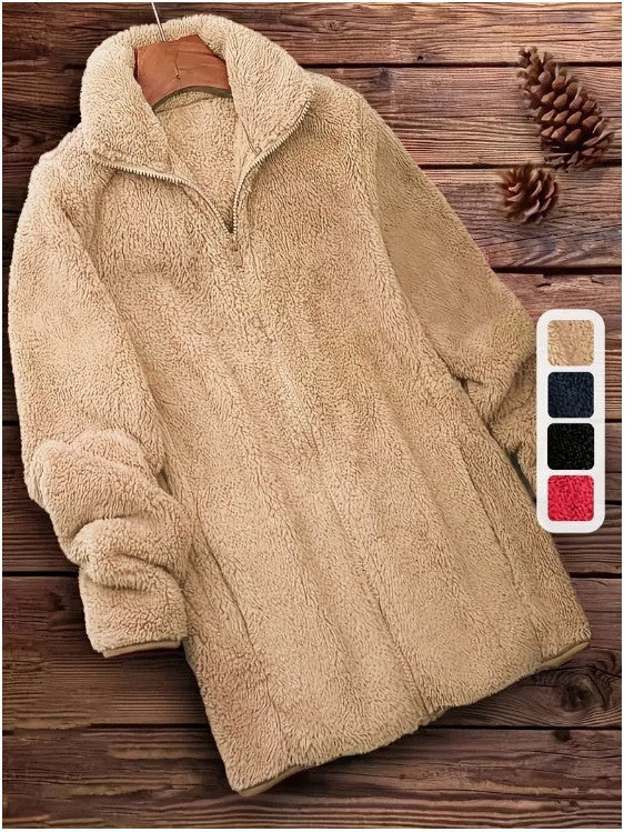 Fleece-lined Outdoor Fleece Coat Double-sided Fleece Jacket