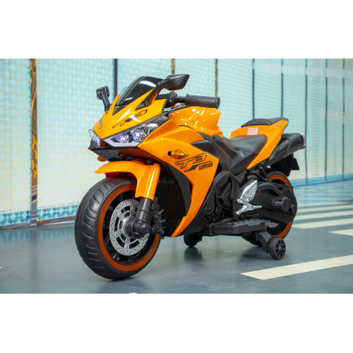 Kids Motorcycle 12V Motorcycle For Kids 3 4 5 6 Years Boys Girls 12v7ah Kids Motorcycle Ride On Toy With Training Wheels Manual Throttle  Drive By Hand Lighting Wheels