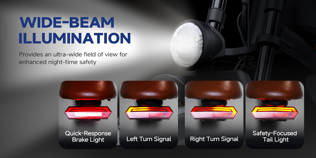 500W 20inch Fat Tire Electric Bike With 45kmh Top Speed & 45km Range