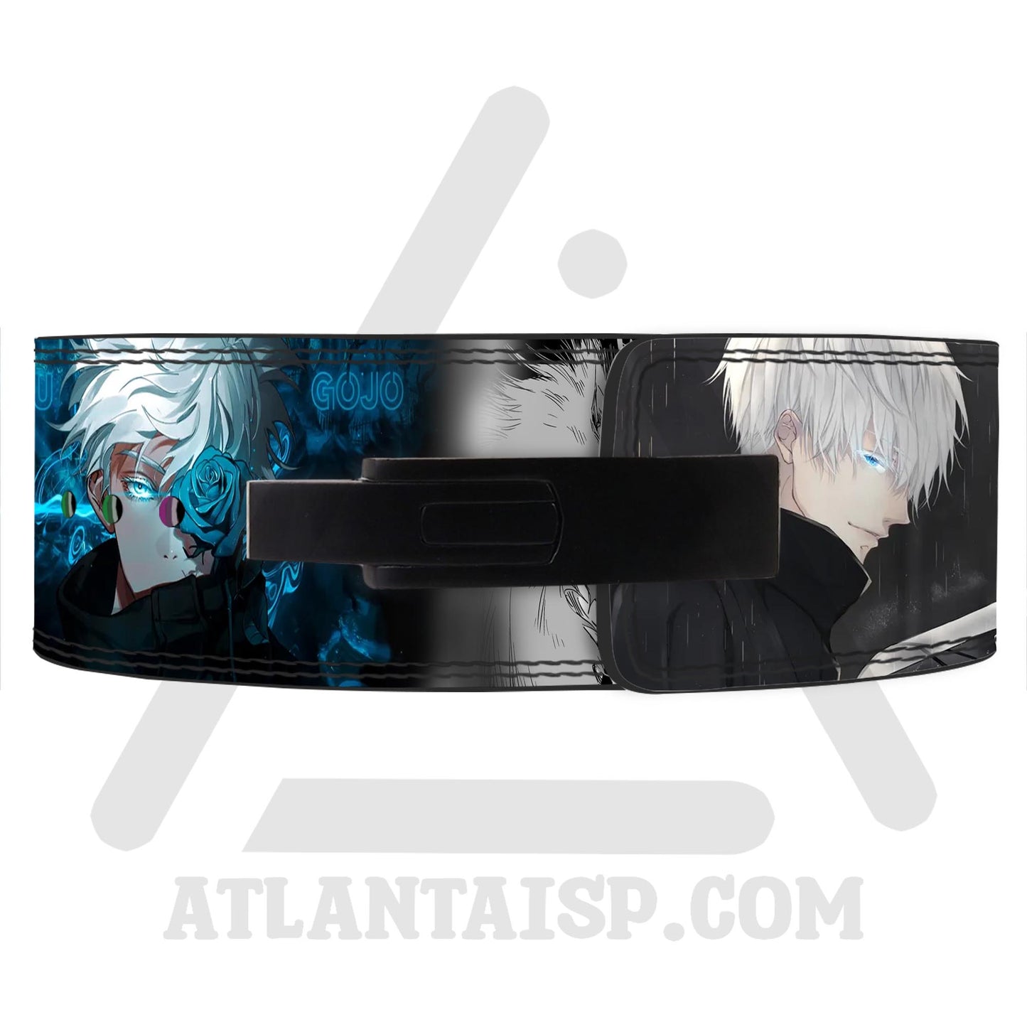 Jujutsu Kaisen LeverBelt|Gojo Satoru belt|Satoru's Blue Rose belt|Satoru Blue Eyes GymBelt|Satoru Digital Belt Satoru Gojo Weightliftingbelt