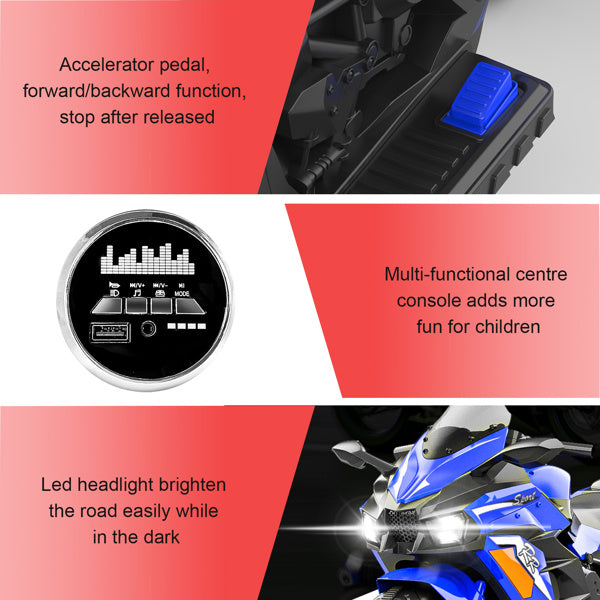 12V Children's Electric Motorcycle, No Delivery On Weekends, Banned Sales Platforms - Walmart, Temu, Amazon