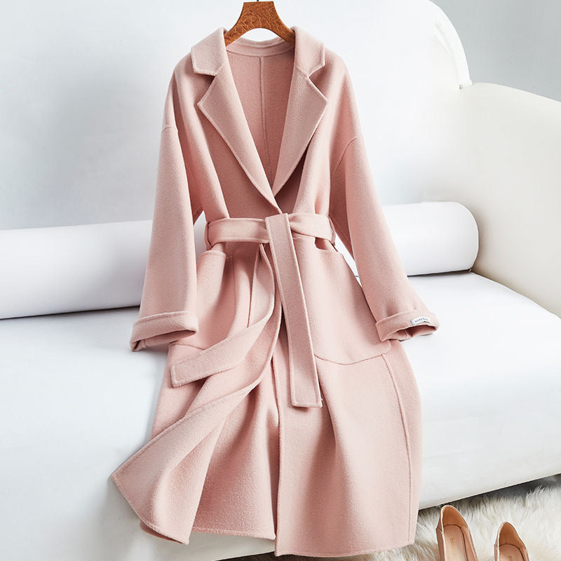 Extended European And American Bathrobe Baggy Coat