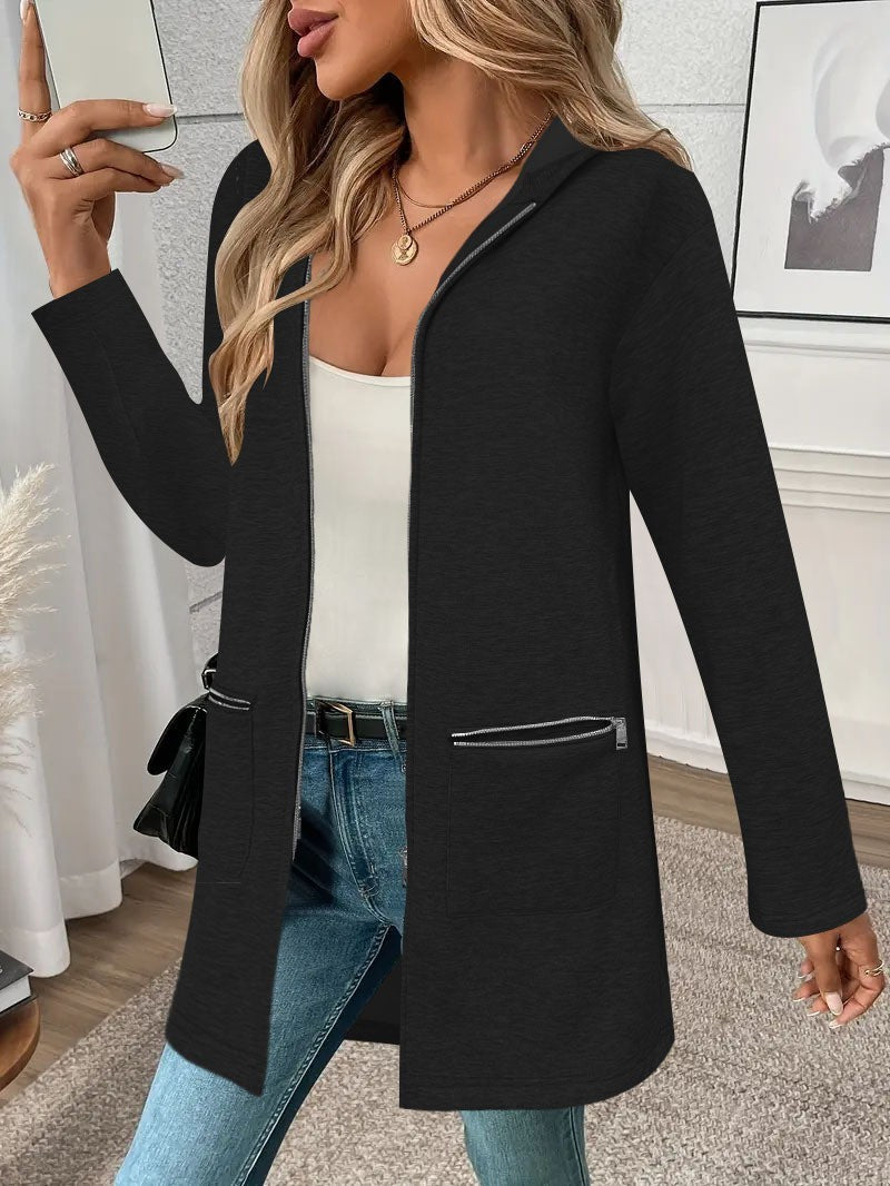 Loose Fashion Casual Mid-length Cardigan Coat For Women