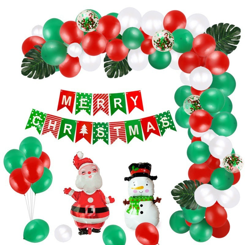 Christmas Decoration And New Year Balloon Set