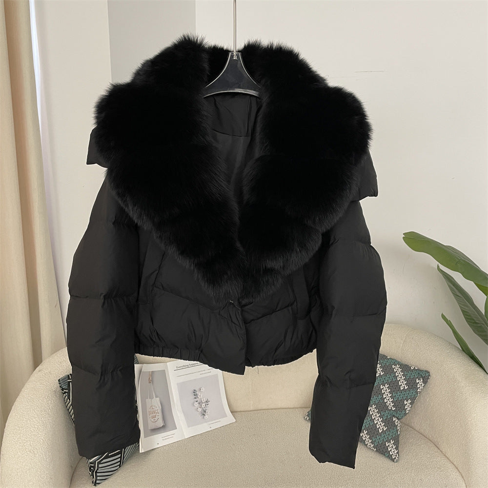 Women's Short Western Style Fashionable Warm Down Jacket