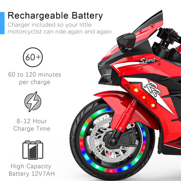 12V Electric Motorcycle For Kids - No Delivery On Weekends - Prohibited Sales Platforms - Walmart, Temu, Amazon