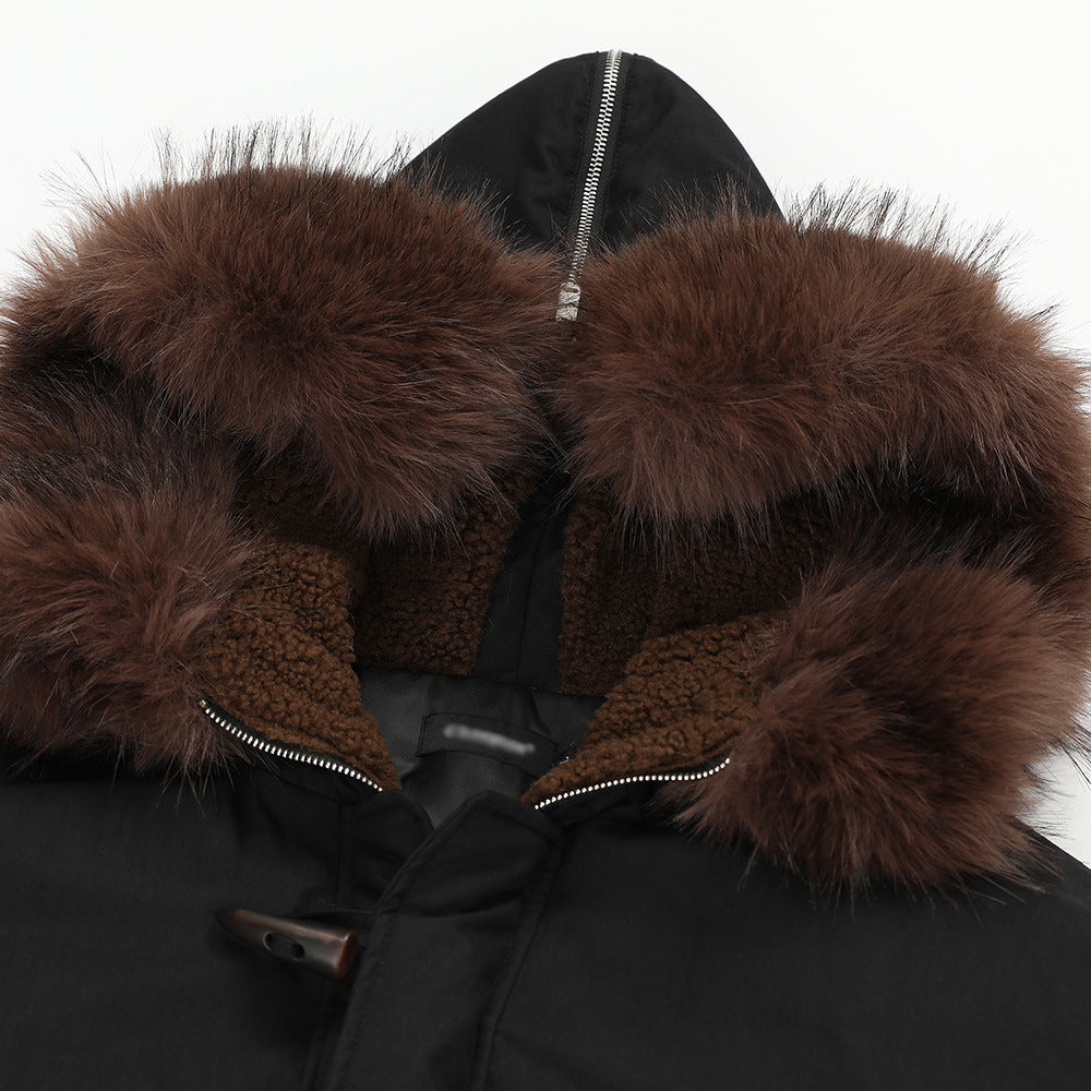 Loose Street Fashion Design Hat Cotton-padded Coat