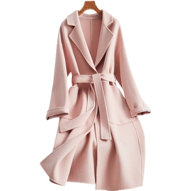 Extended European And American Bathrobe Baggy Coat