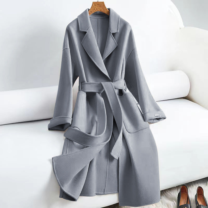 Extended European And American Bathrobe Baggy Coat