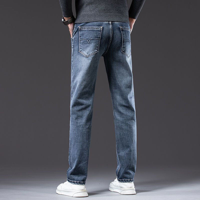 New Loose Straight Stretch Pants For Men