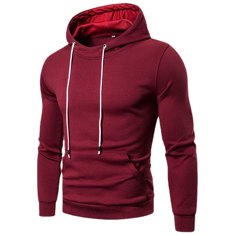 Men's Fashion Plus Size Pullover Hooded Casual Sweatshirt