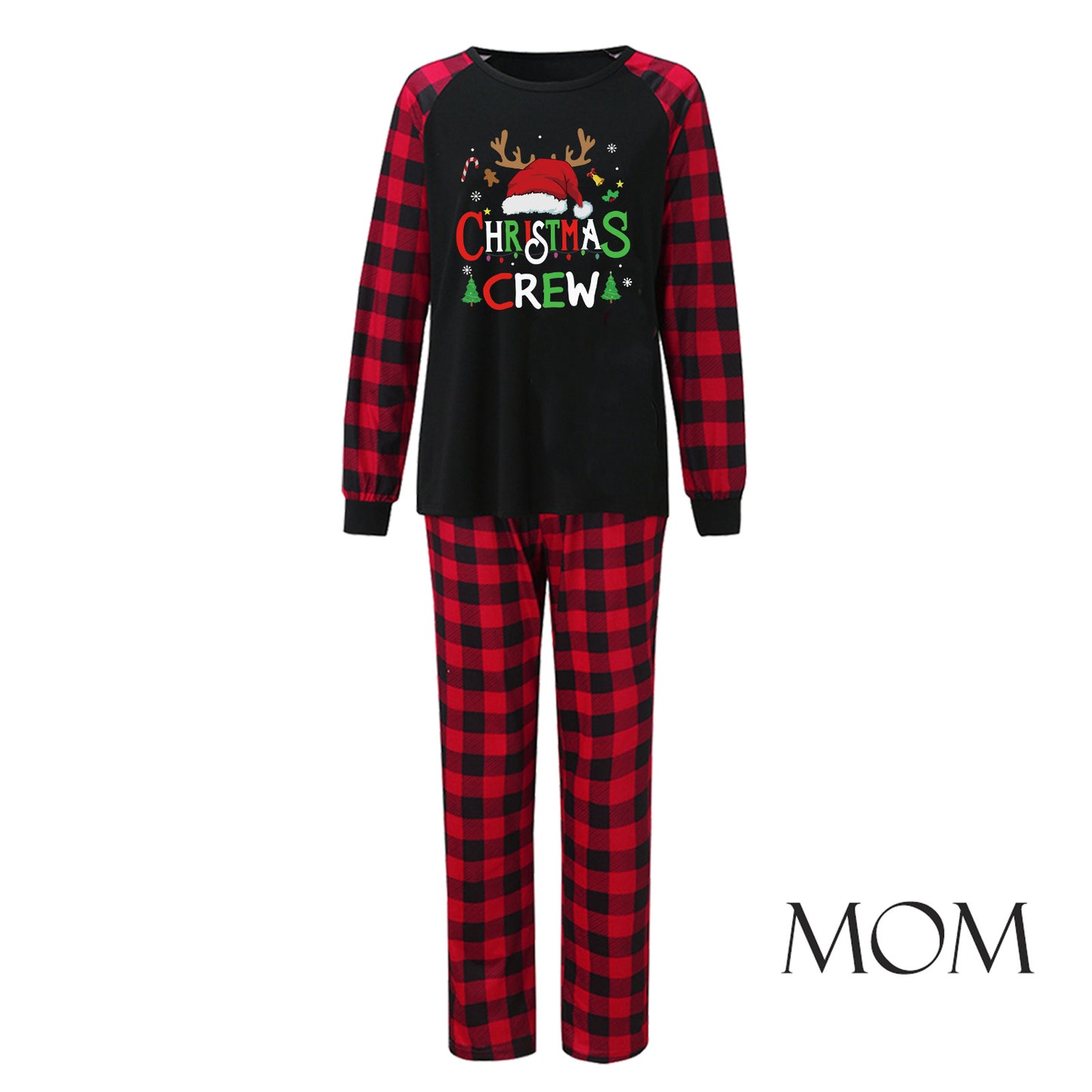 European And American Christmas Parent-child Homewear Clothes Pajamas Suit