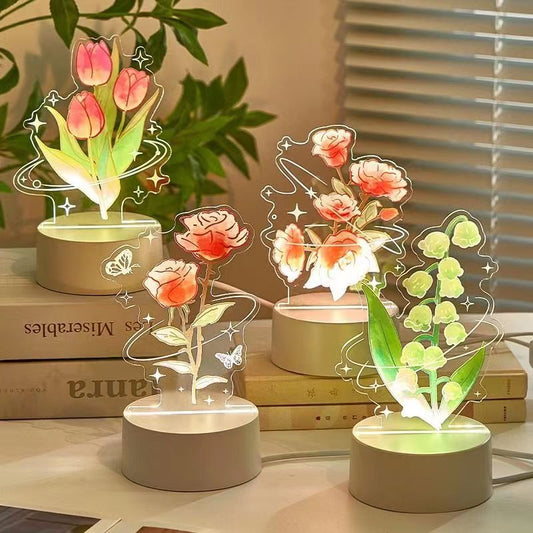Never-fading Rose Night Light Rechargeable
