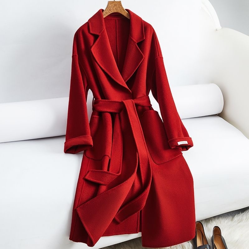 Extended European And American Bathrobe Baggy Coat
