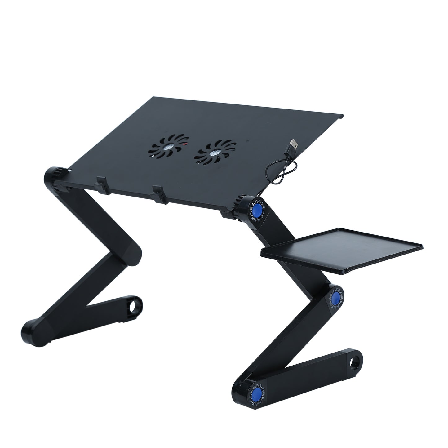 Bed Desk Lazy Aluminum Folding Small Table Cooling Laptop Desk Stand